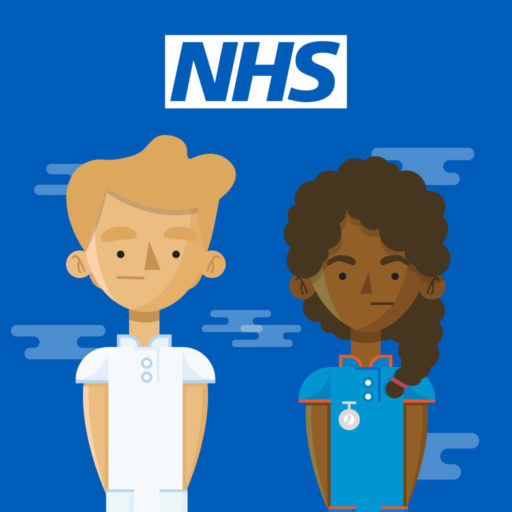 Two NHS people side by side