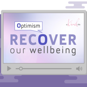 O, Optimism video frame as part of the Recover our wellbeing series of videos